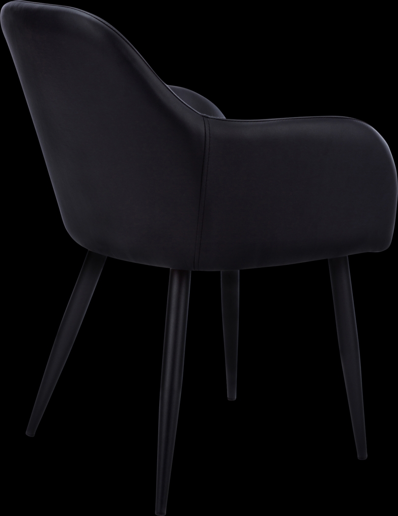 Vietor Black Arm Chair - Thumbnail - Image 7