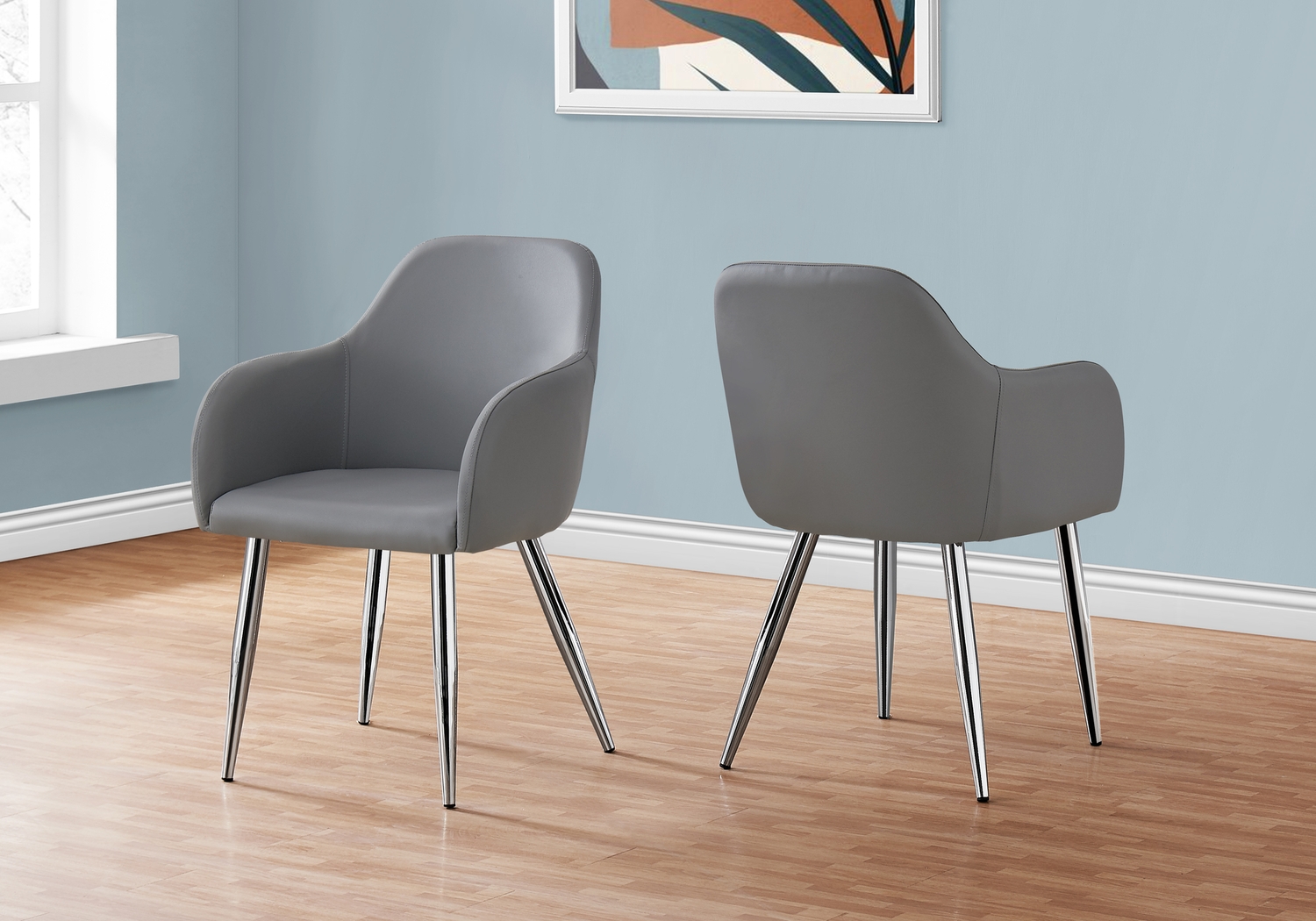 Vietor Gray Arm Chair - Thumbnail - Image 2
