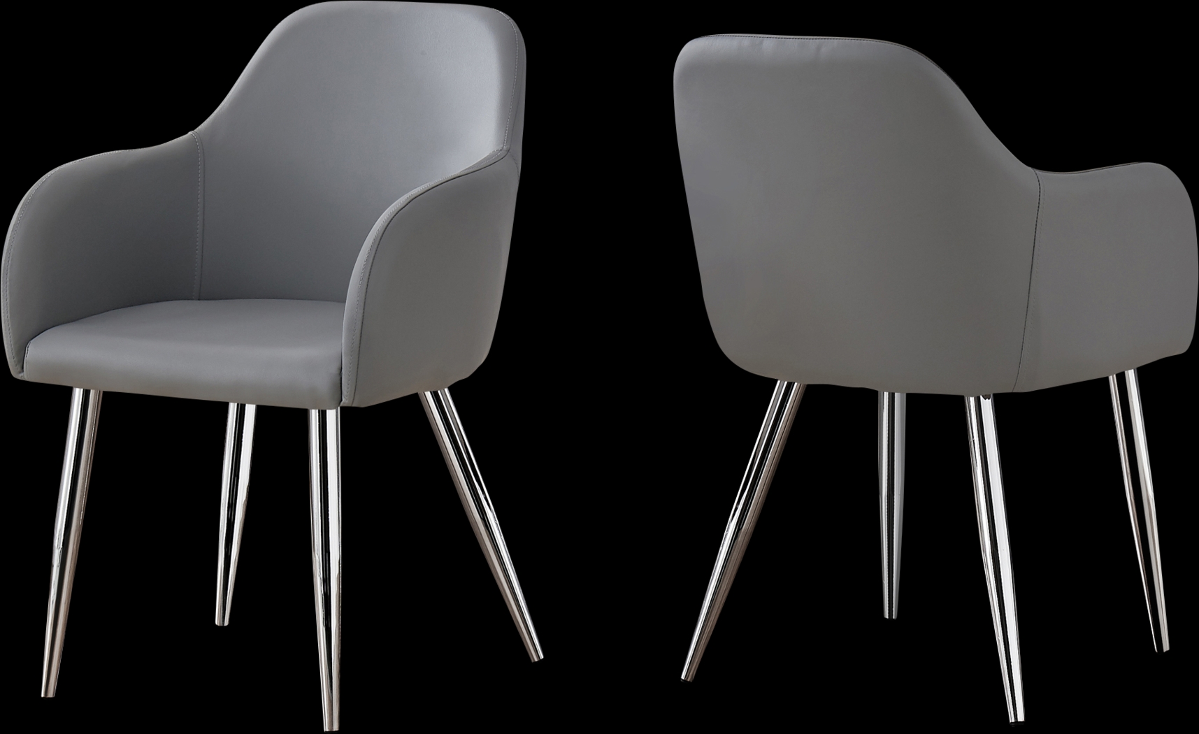 Vietor Gray Arm Chair - Thumbnail - Image 1
