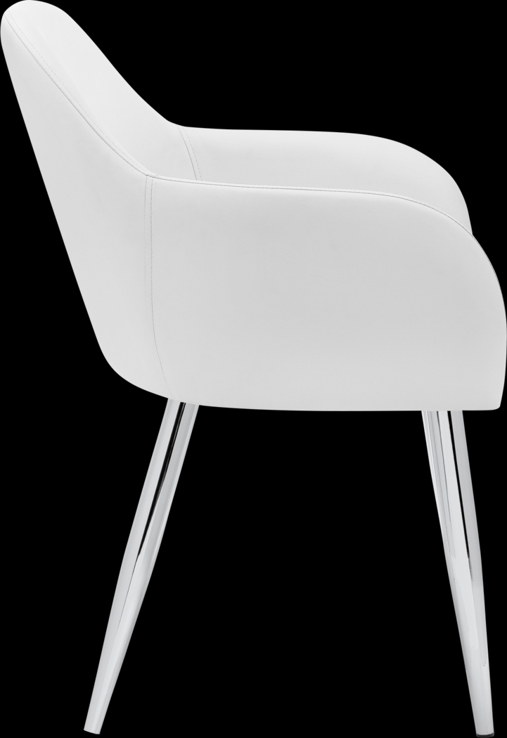 Vietor White Arm Chair - Thumbnail - Image 8