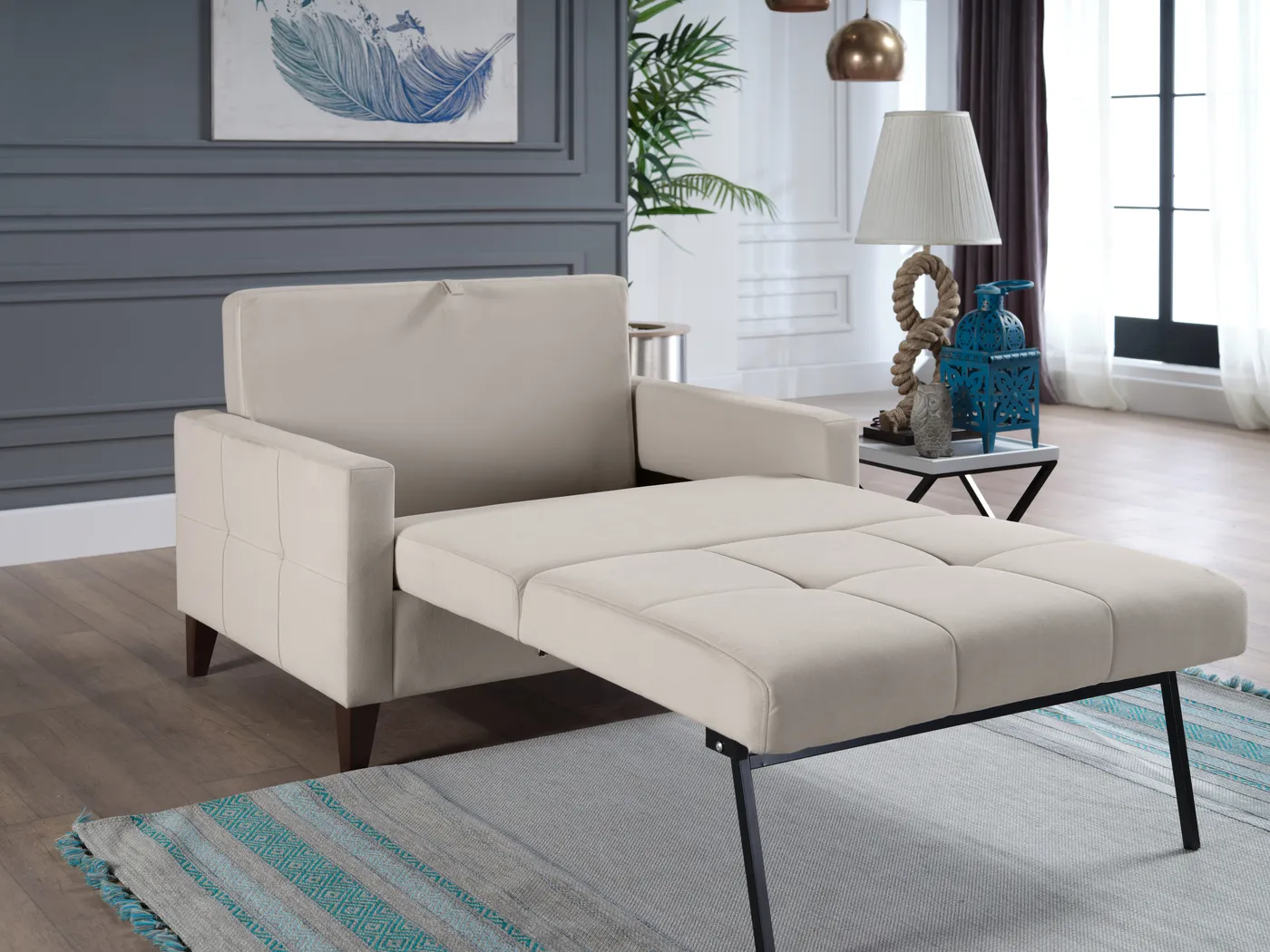 Viewridge Beige Sleeper Chair - Image 13