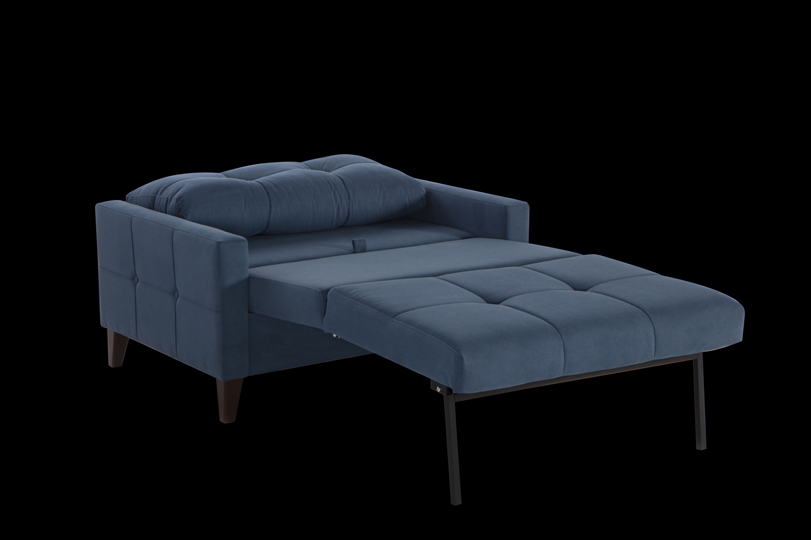 Viewridge Blue Sleeper Chair - Thumbnail - Image 4