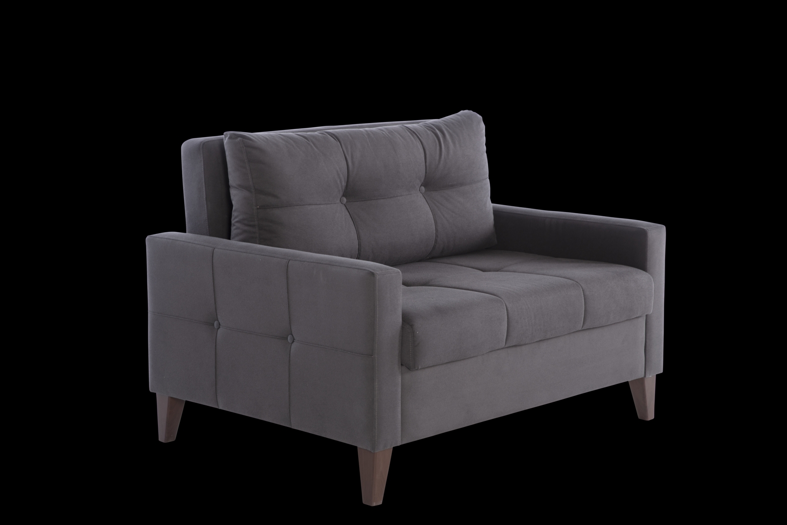 Viewridge Dark Gray Sleeper Chair - Thumbnail - Image 2