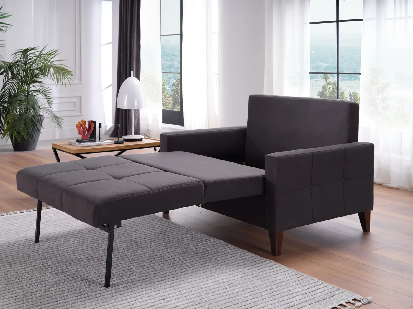 Viewridge Dark Gray Sleeper Chair - Image 12