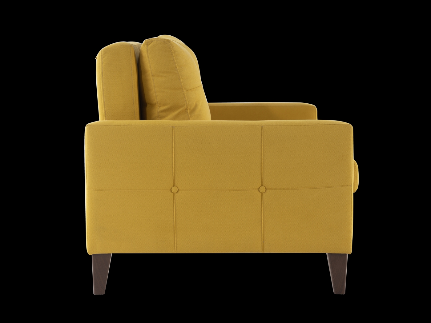 Viewridge Yellow Sleeper Chair - Thumbnail - Image 2