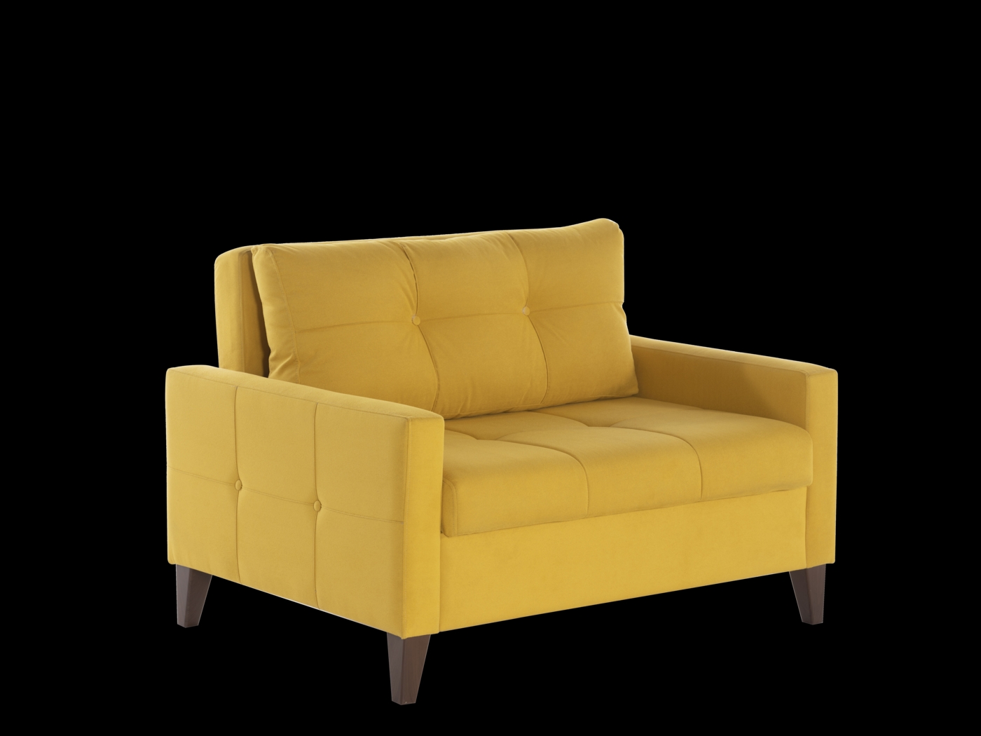 Viewridge Yellow Sleeper Chair - Thumbnail - Image 3