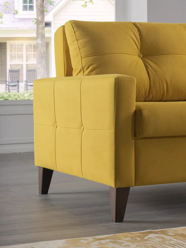 Viewridge Yellow Sleeper Chair - Image 5