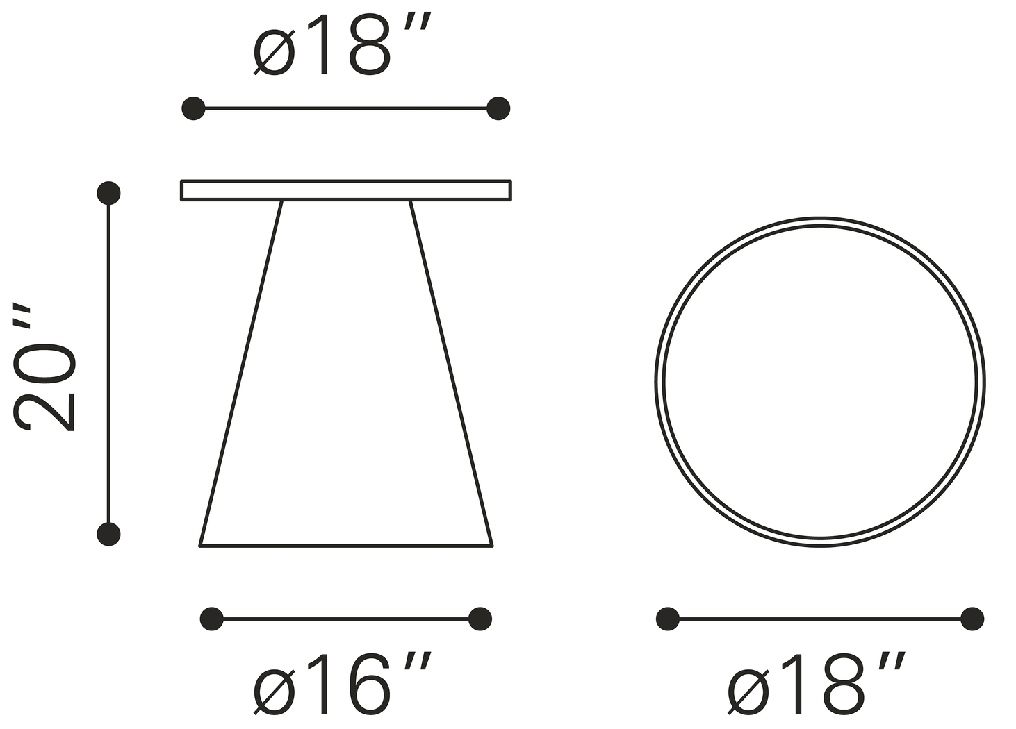 Vignaud White End Table - Thumbnail - Image 10