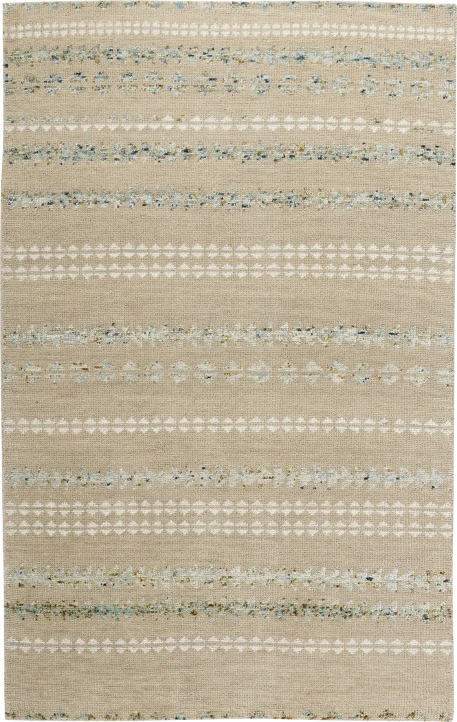Viking Stripe Taupe 3'6 x 5'6 Rug - Thumbnail - Image 1