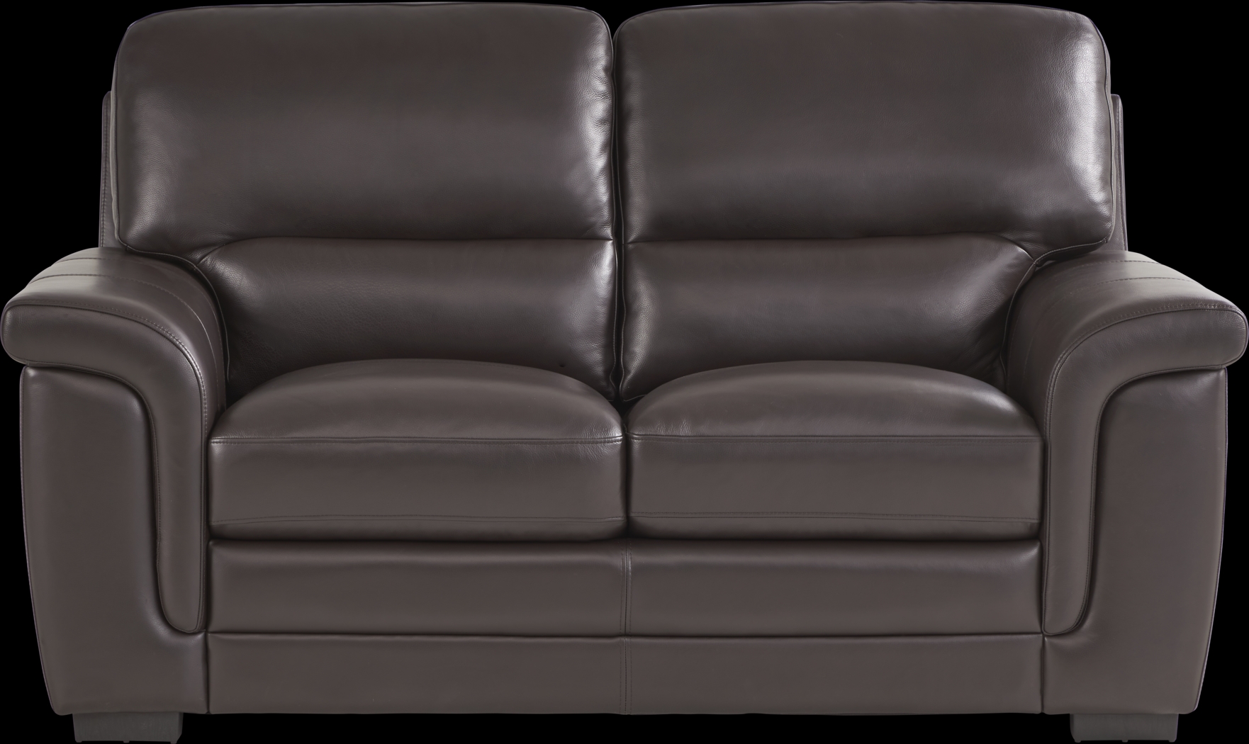 Villa Ashbury Brown Leather 7 Pc Living Room with Sleeper Sofa - Thumbnail - Image 3