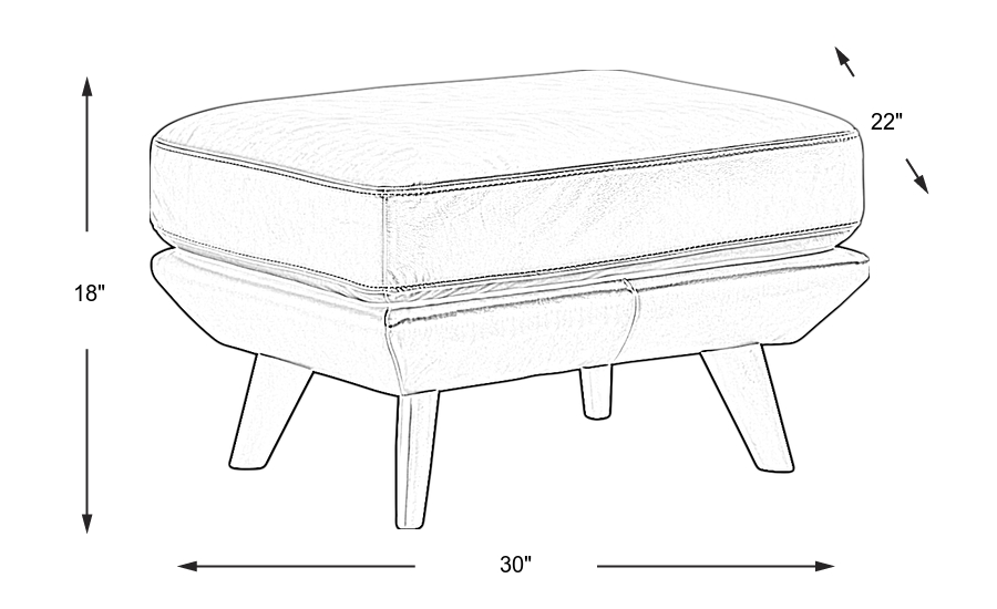 Dimension Image. Please refer to the Dimension Tab on this page for dimension details.