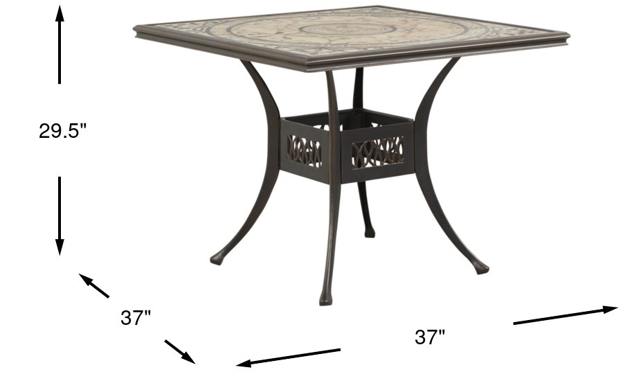 Dimension Image. Please refer to the Dimension Tab on this page for dimension details.