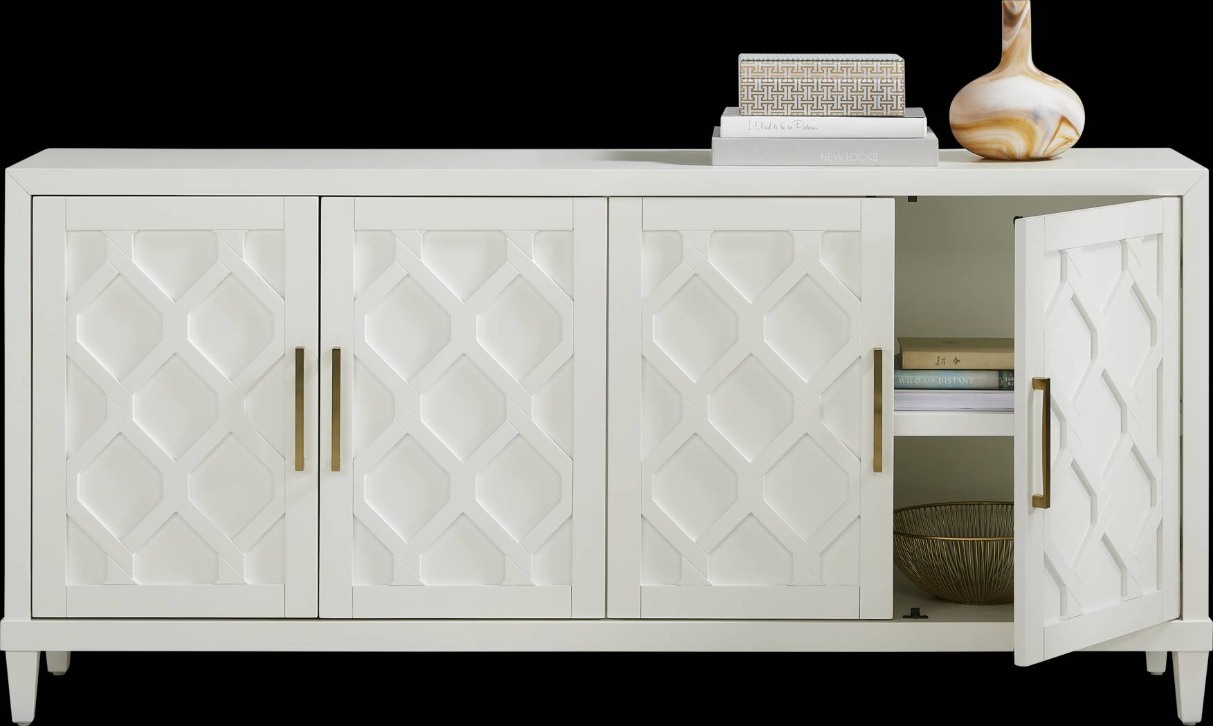 Villa Sonoma White Credenza - Thumbnail - Image 2