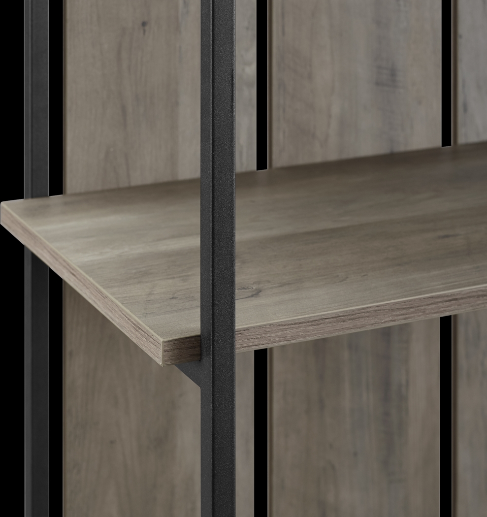 Villafane Gray Bookcase - Thumbnail - Image 4