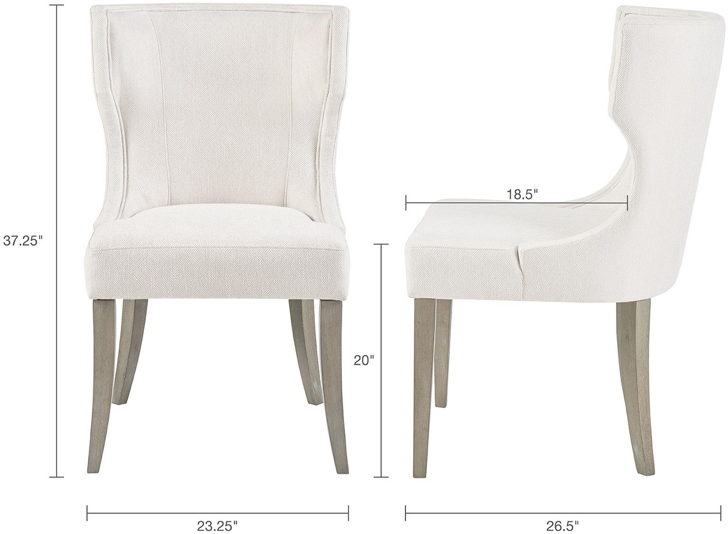 Villagrove Cream Side Chair - Thumbnail - Image 7