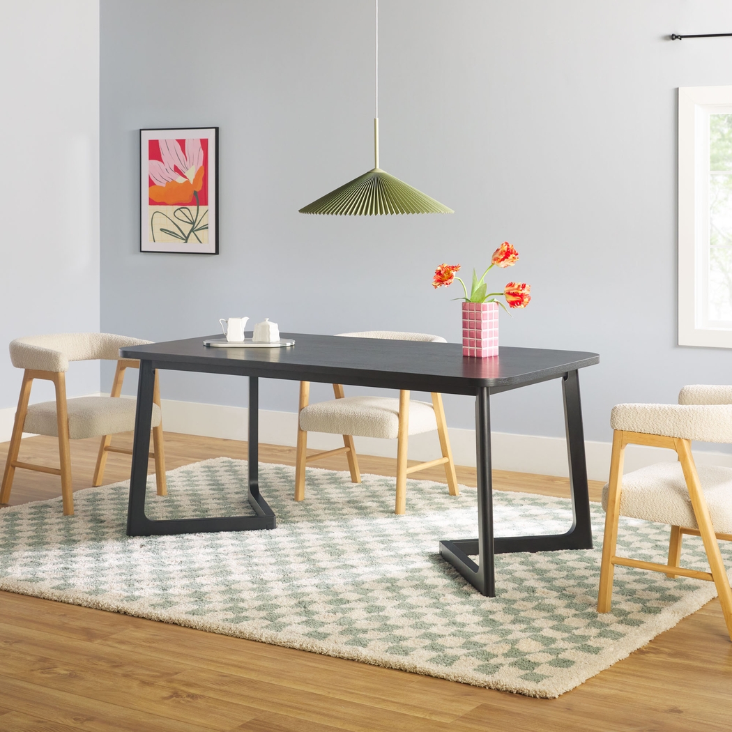 Villandrie Black Dining Table - Thumbnail - Image 2