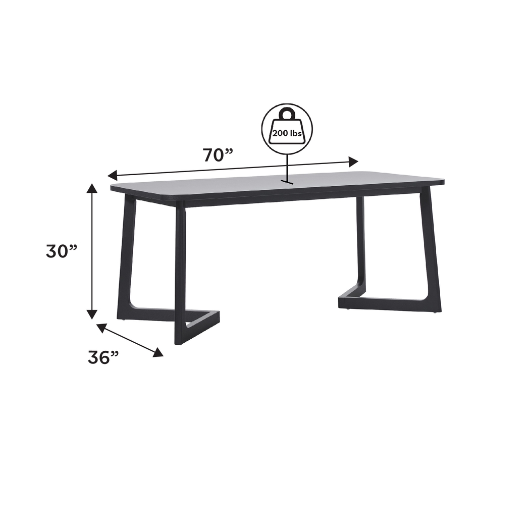 Villandrie Black Dining Table - Thumbnail - Image 6