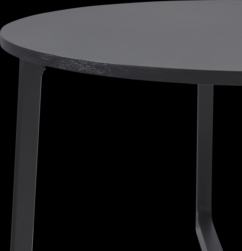 Villandrie Black Round Dining Table - Thumbnail - Image 5