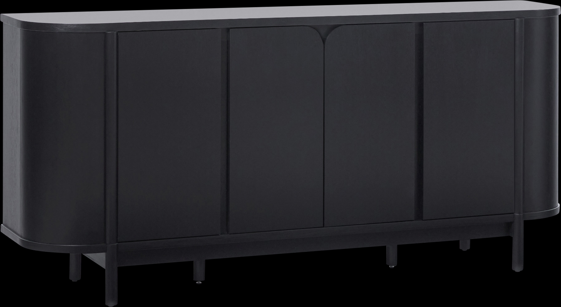 Villandrie Black Sideboard - Thumbnail - Image 1