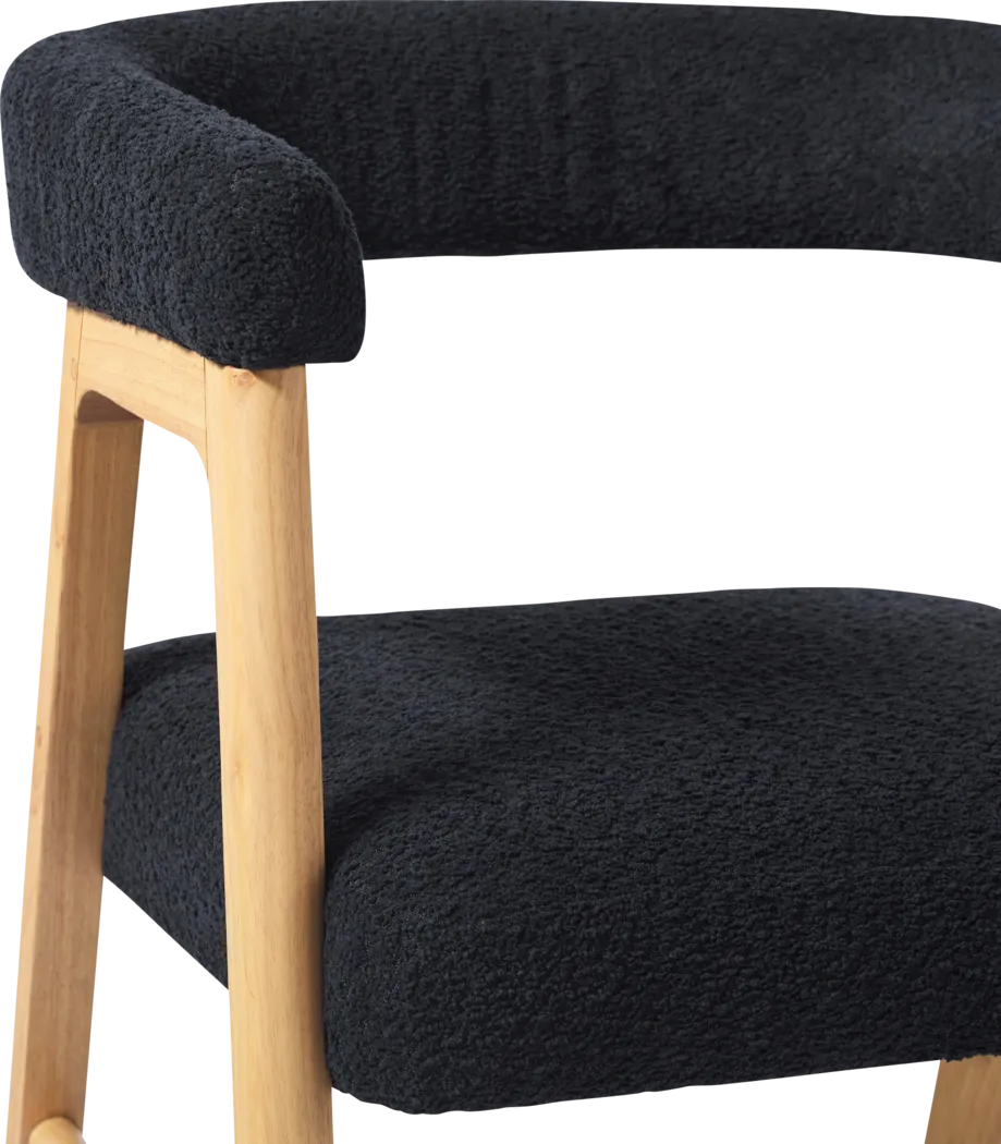 Villandrie II Black Dining Chair, Set of 2 - Thumbnail - Image 5