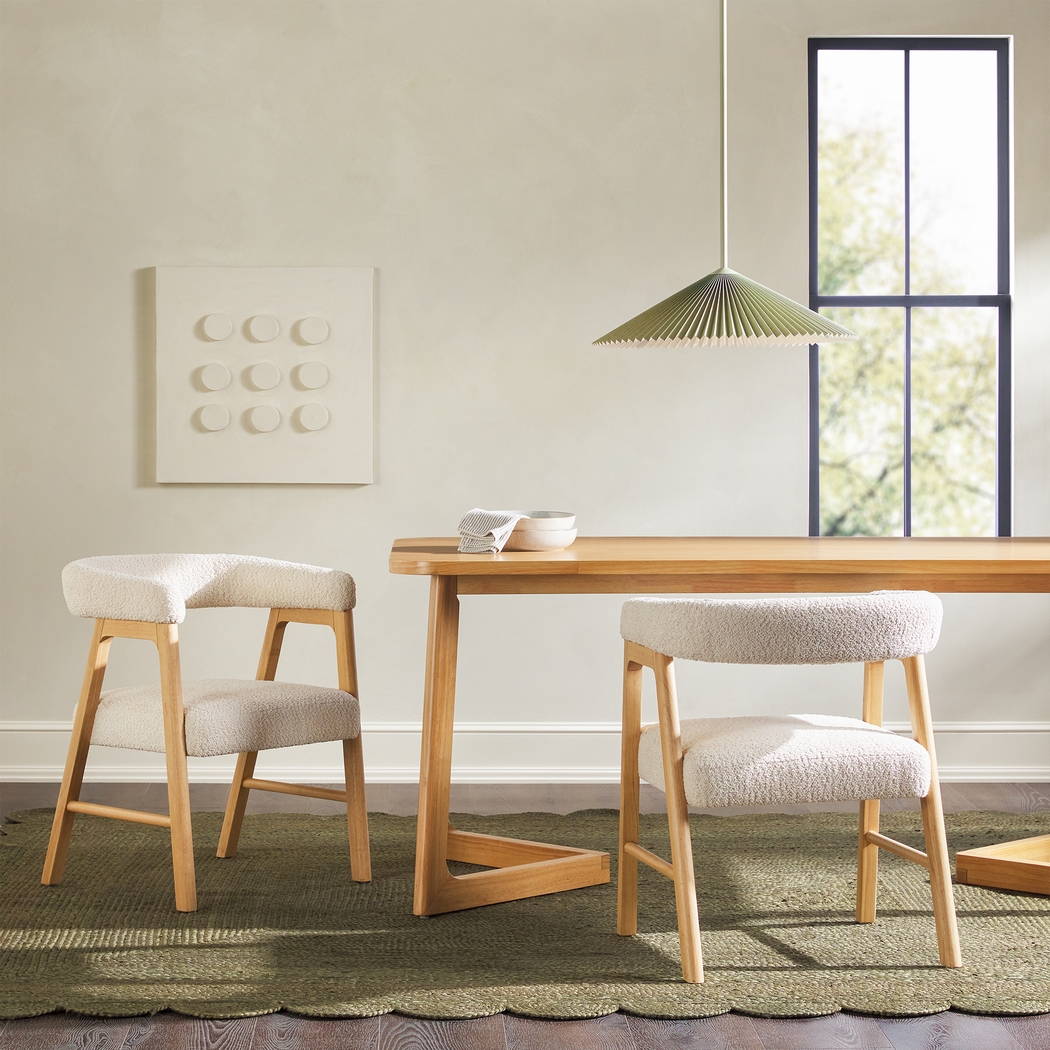 Villandrie II Ivory Dining Chair, Set of 2 - Thumbnail - Image 3