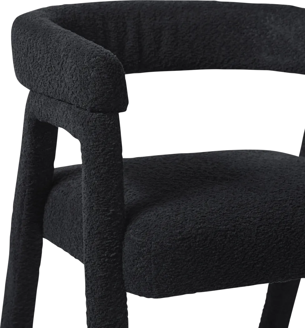Villandrie III Black Dining Chair, Set of 2 - Thumbnail - Image 5