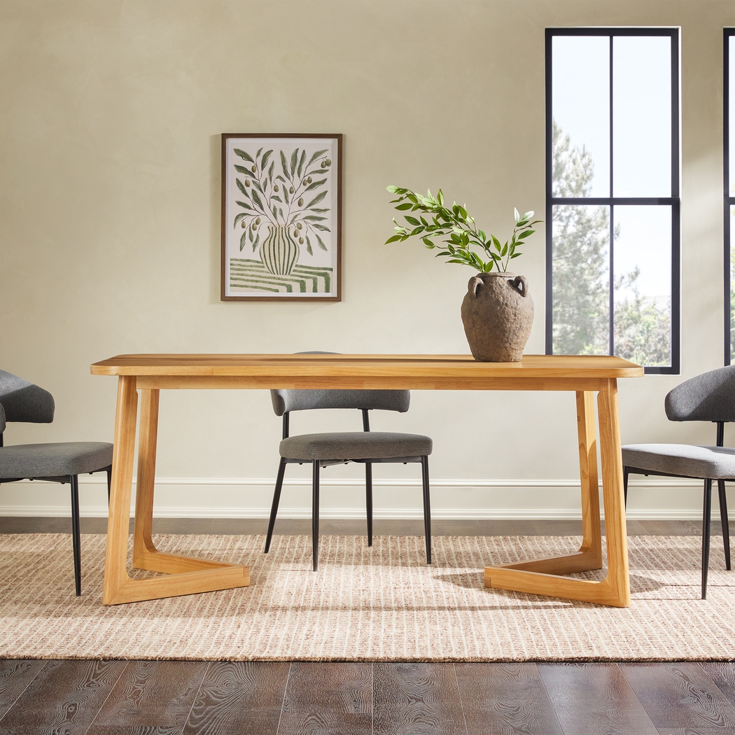 Villandrie Natural Dining Table - Thumbnail - Image 3