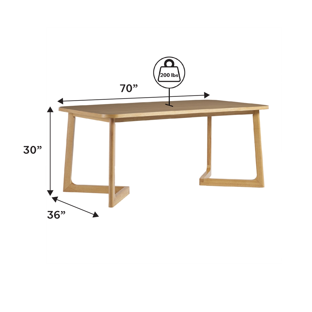 Villandrie Natural Dining Table - Thumbnail - Image 6