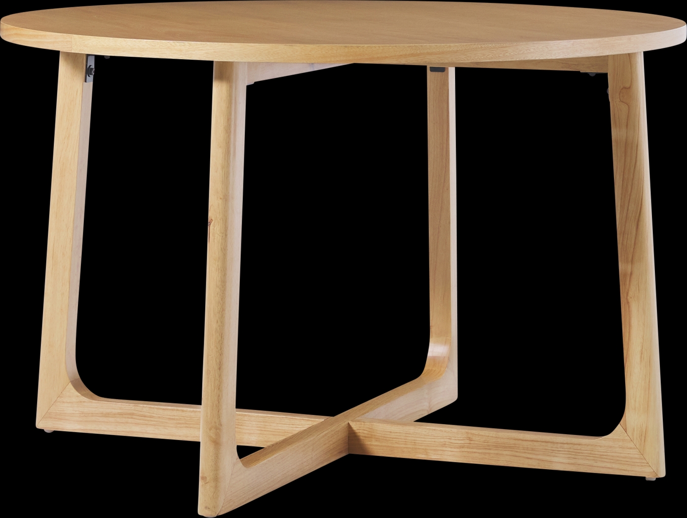 Villandrie Natural Round Dining Table - Thumbnail - Image 1