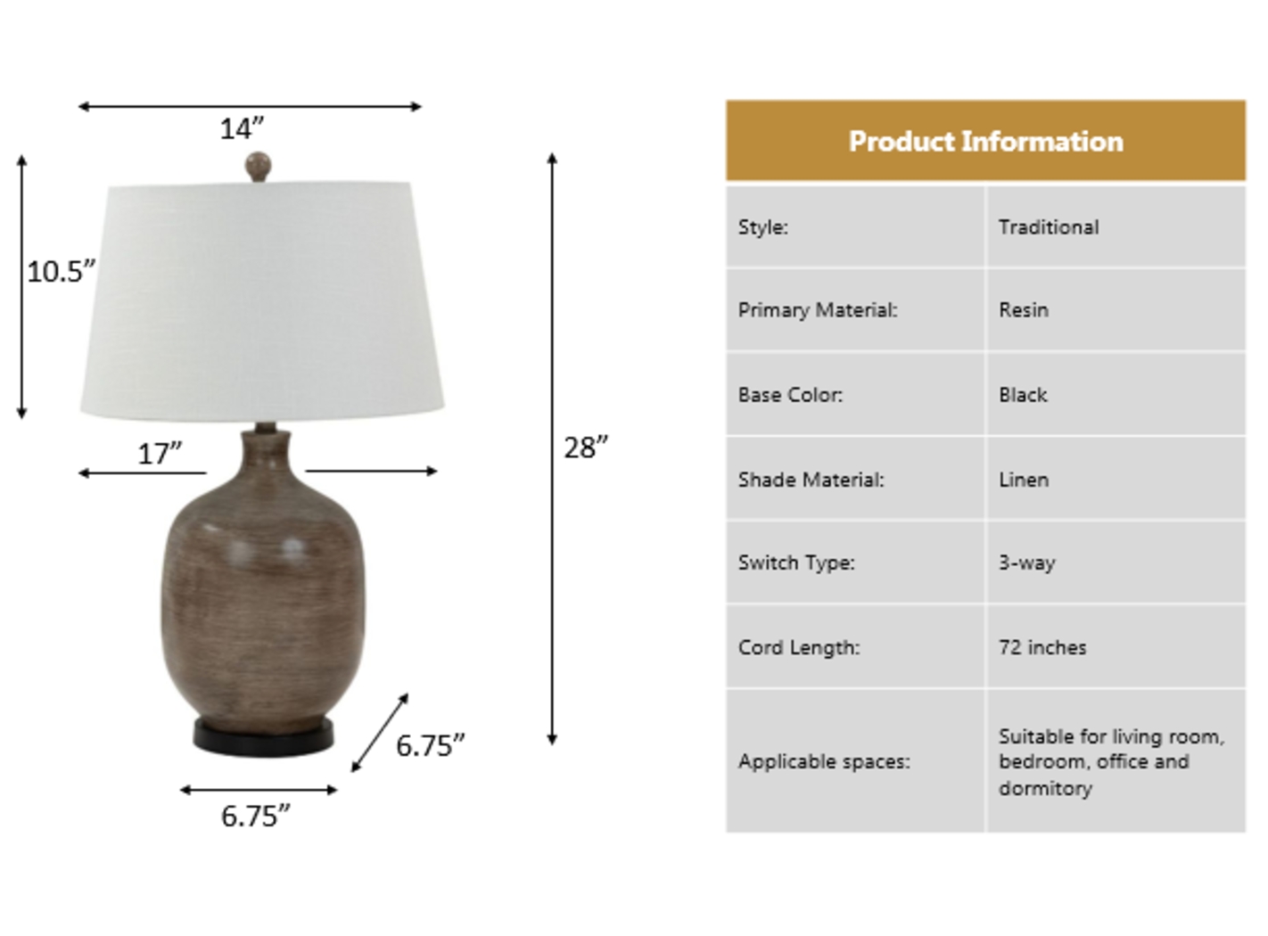 Villania Nest Brown Table Lamps, Set of 2 - Thumbnail - Image 7