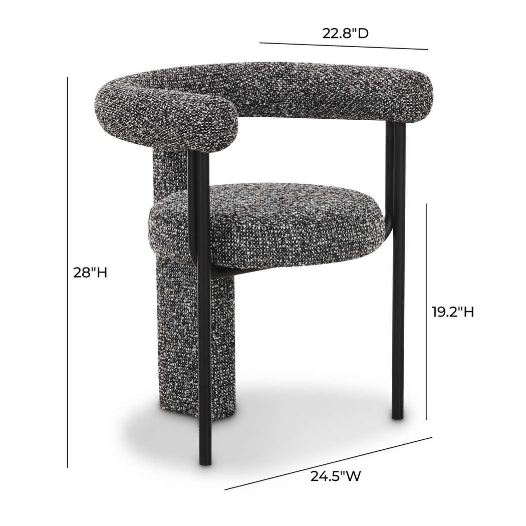 Vineshow Black Arm Chair - Thumbnail - Image 5