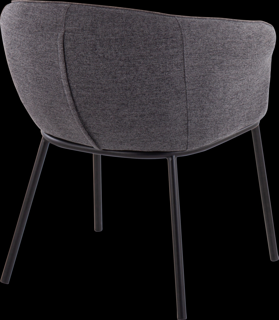 Vinevale Charcoal Side Chair - Thumbnail - Image 3