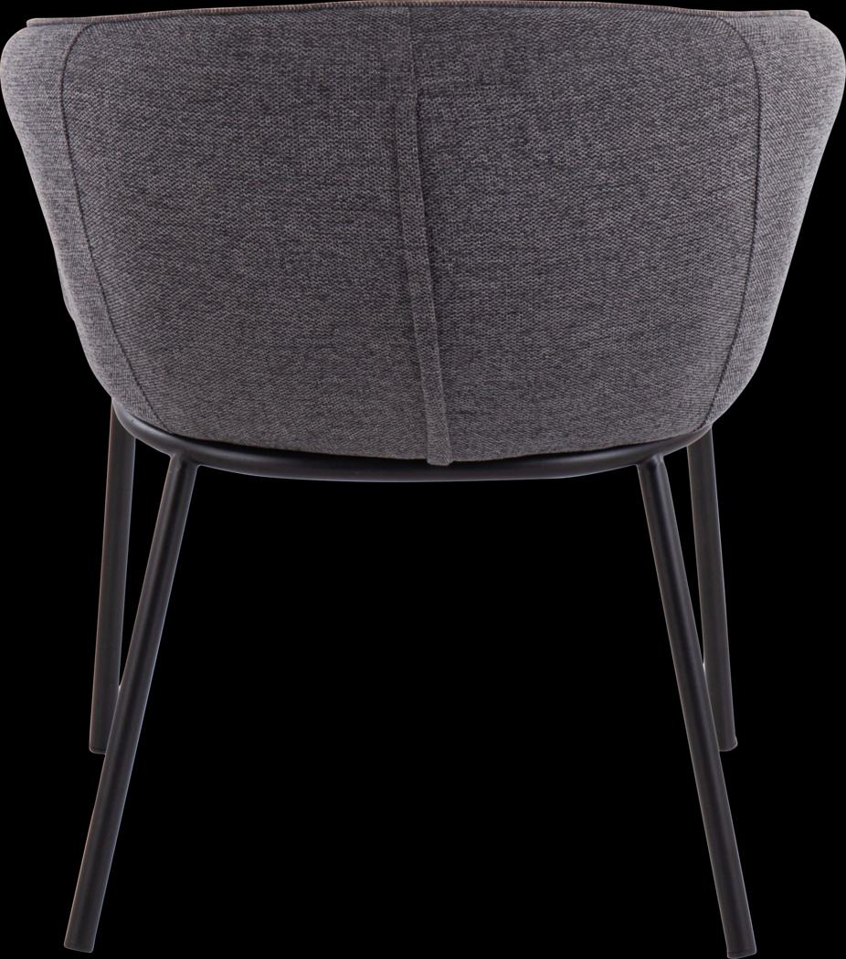 Vinevale Charcoal Side Chair - Thumbnail - Image 4