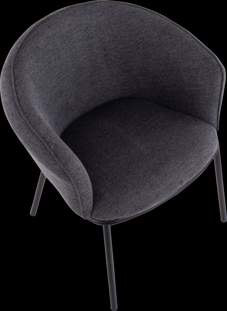 Vinevale Charcoal Side Chair - Thumbnail - Image 6