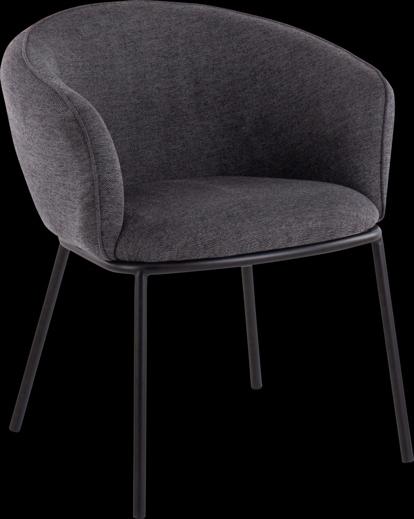 Vinevale Charcoal Side Chair - Thumbnail - Image 1