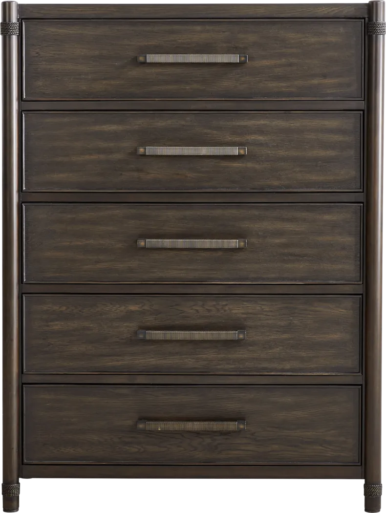 Vineyard Estates Brown 5 Pc King Upholstered Bedroom - Thumbnail - Image 6