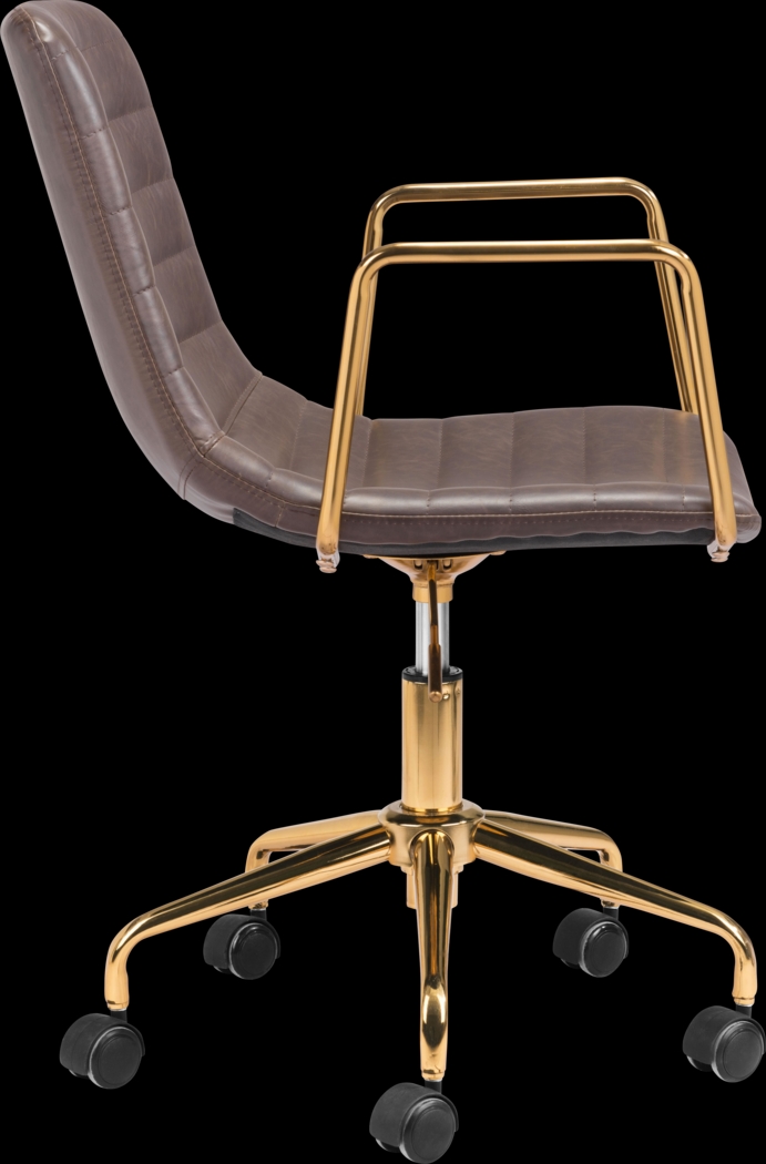 Vinicolla Brown Office Chair - Thumbnail - Image 2
