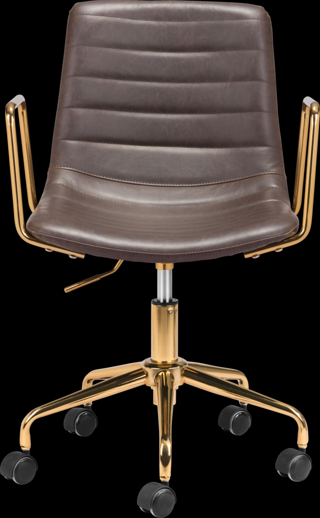 Vinicolla Brown Office Chair - Thumbnail - Image 3