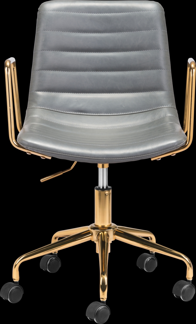 Vinicolla Gray Office Chair - Thumbnail - Image 3