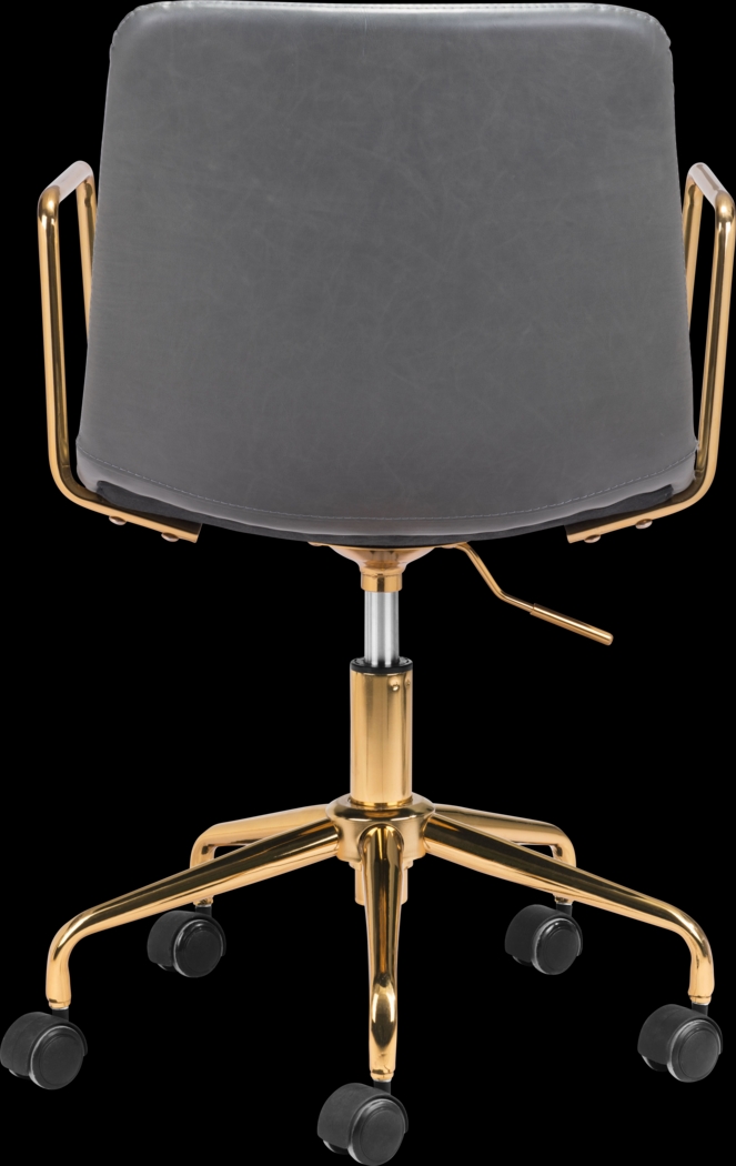 Vinicolla Gray Office Chair - Thumbnail - Image 4