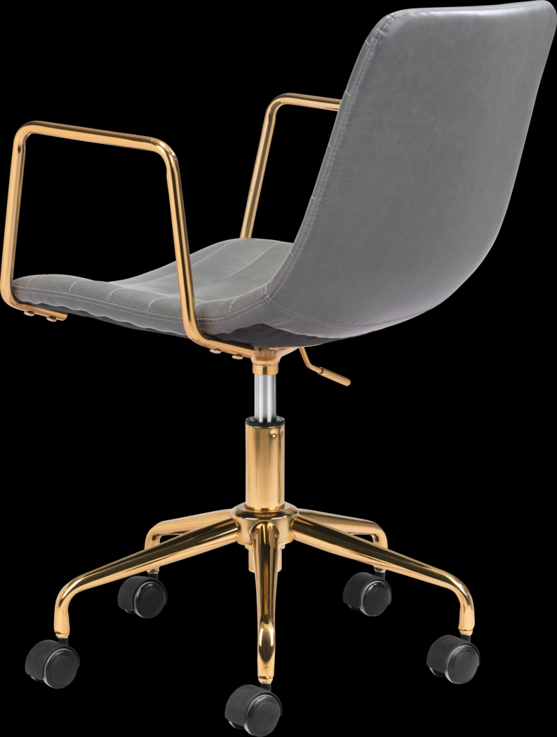 Vinicolla Gray Office Chair - Thumbnail - Image 5
