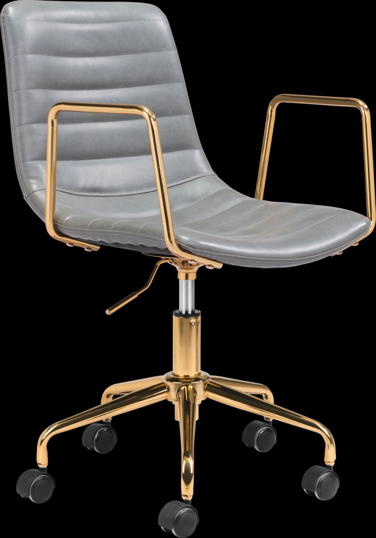 Vinicolla Gray Office Chair - Thumbnail - Image 1