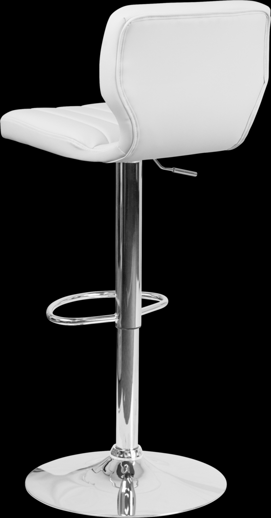 Vinnie White Adjustable Swivel Barstool - Thumbnail - Image 3