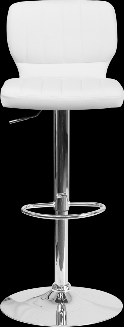 Vinnie White Adjustable Swivel Barstool - Thumbnail - Image 4