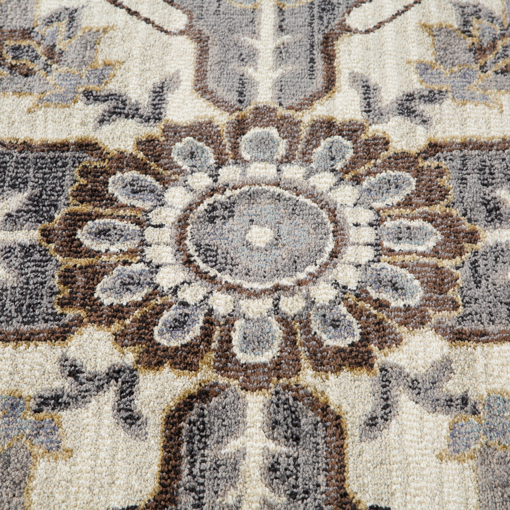 Vinrue Ivory/Blue 5'3 x 7'6 Rug - Thumbnail - Image 5