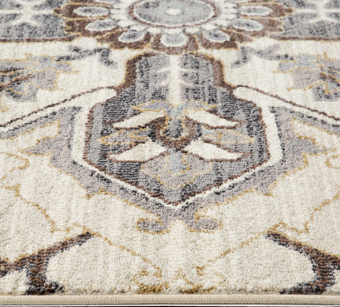 Vinrue Ivory/Blue 5'3 x 7'6 Rug - Thumbnail - Image 7