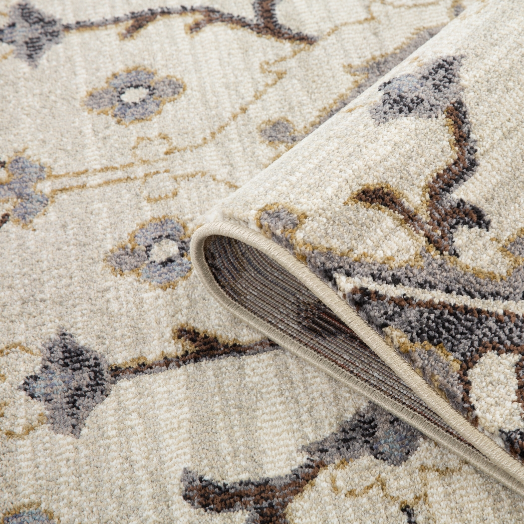 Vinrue Ivory/Blue 5'3 x 7'6 Rug - Thumbnail - Image 8