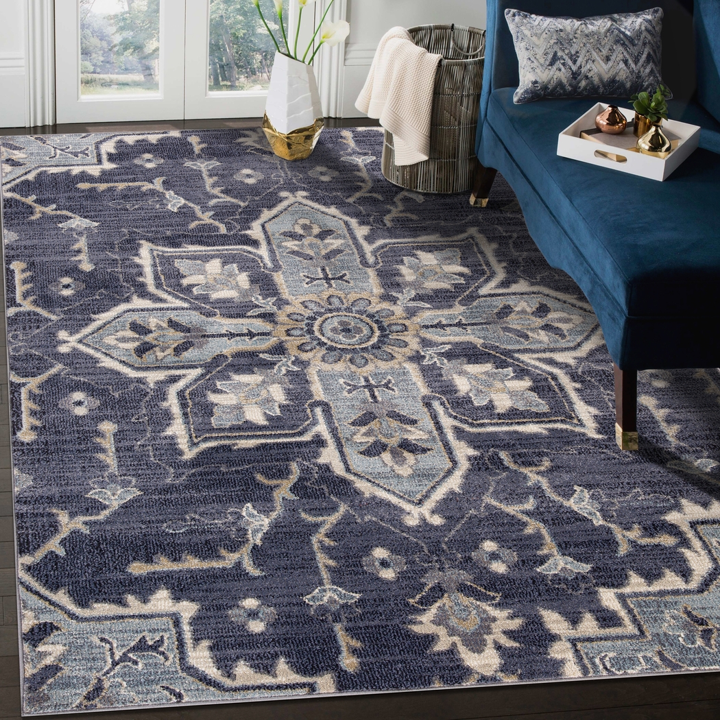 Vinrue Purple 5'3 x 7'6 Rug - Thumbnail - Image 2