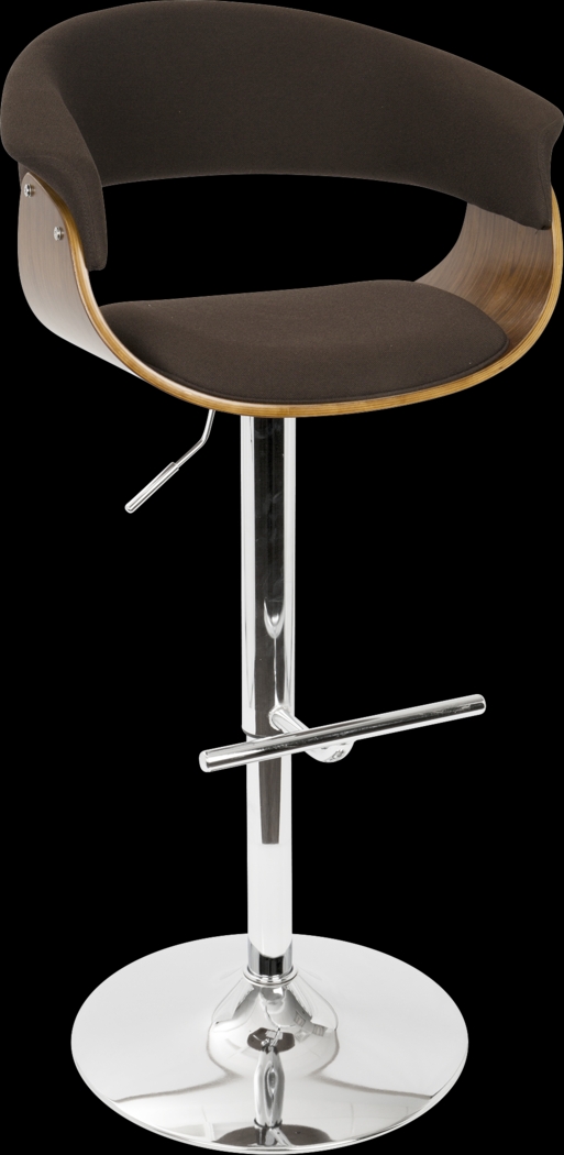 Vintage Mod Espresso Adjustable Barstool - Thumbnail - Image 1