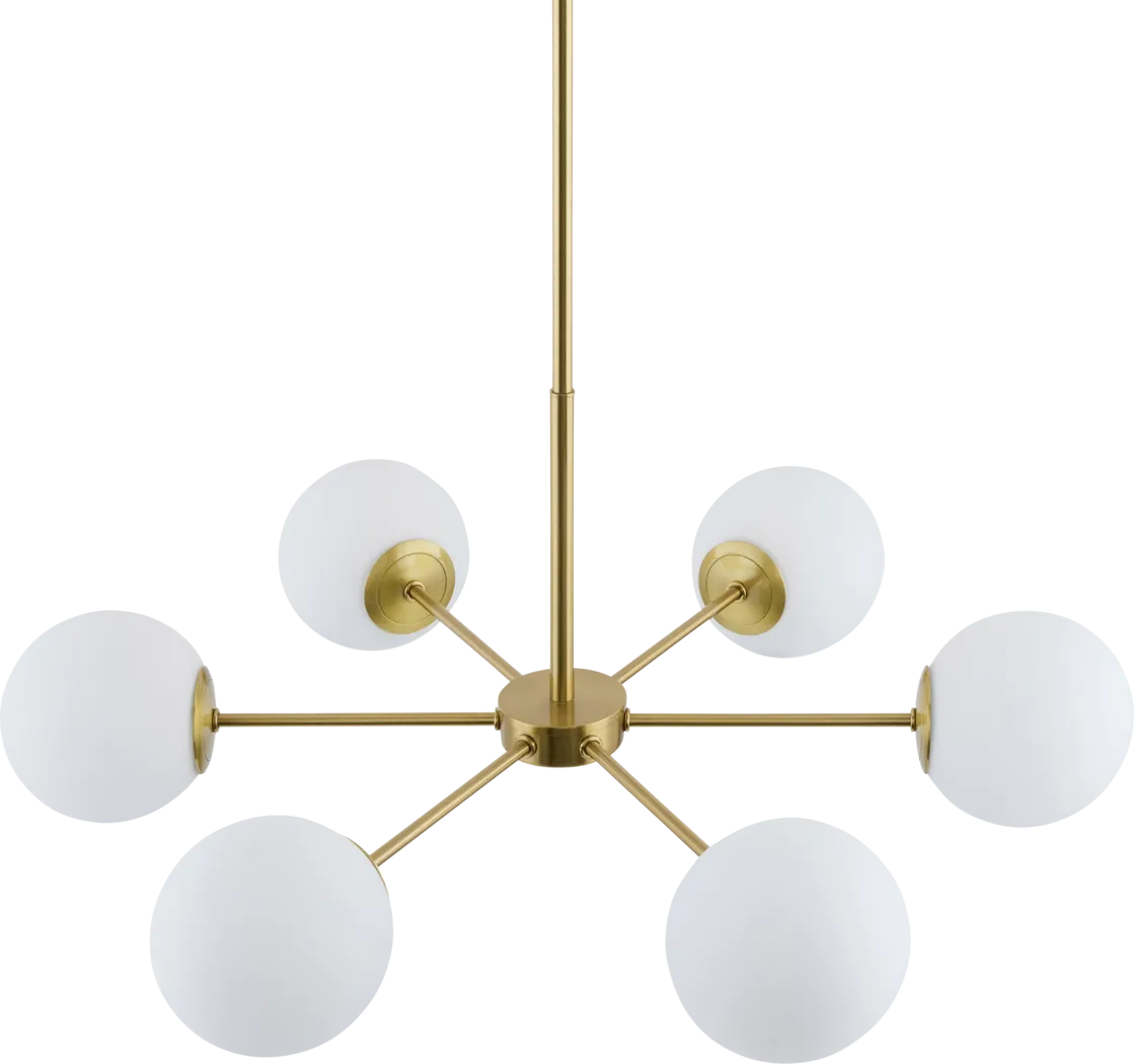 Vinton Home Brass Chandelier - Thumbnail - Image 3